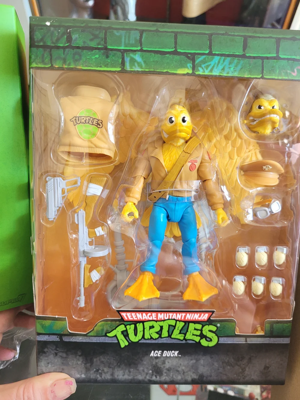 Ace Duck Action Figure - Yellow & Blue
